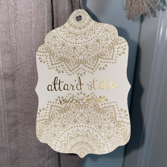 Alatr’d state multi colour natural fringe top - Picture 3 of 4